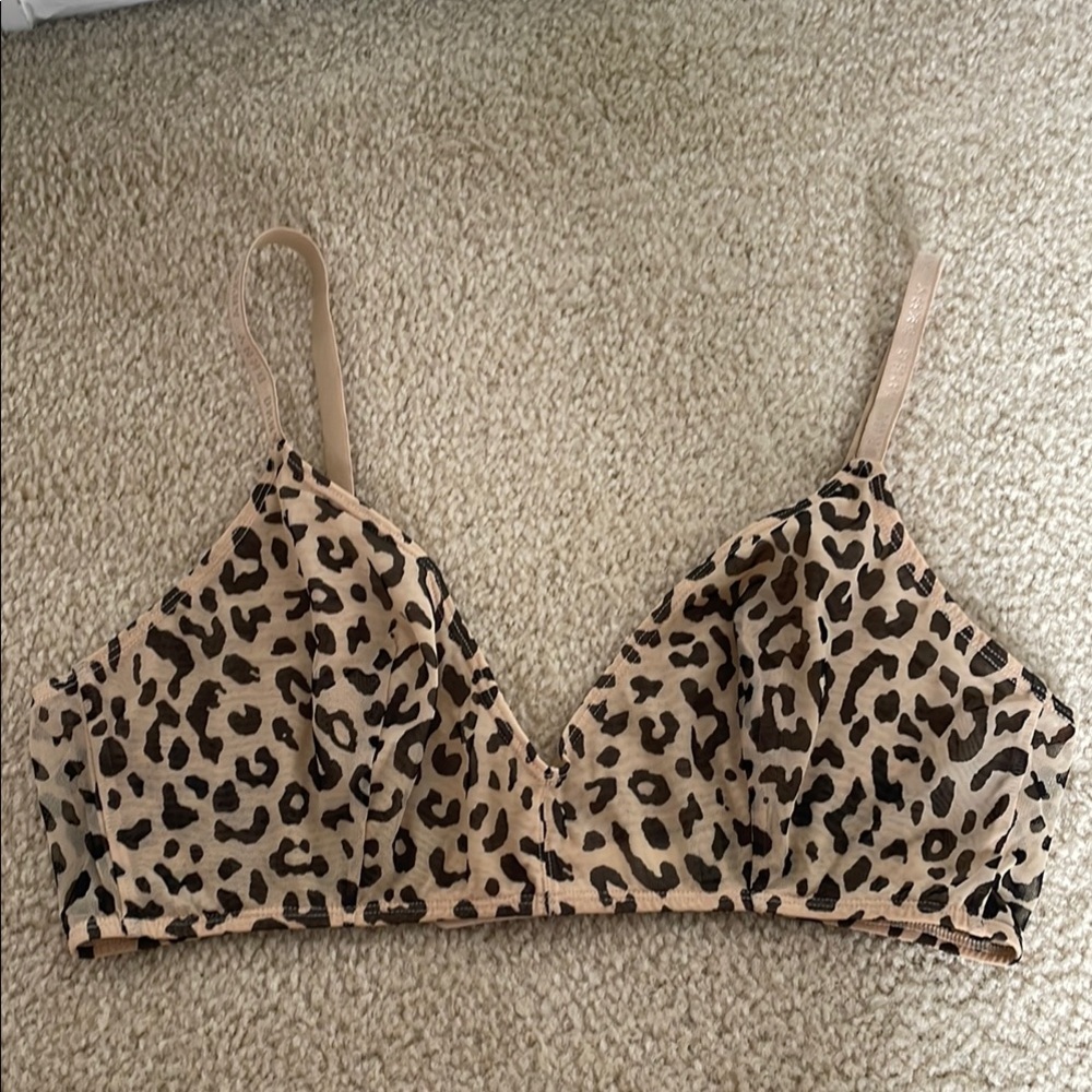DKNY Leopard Print Bra